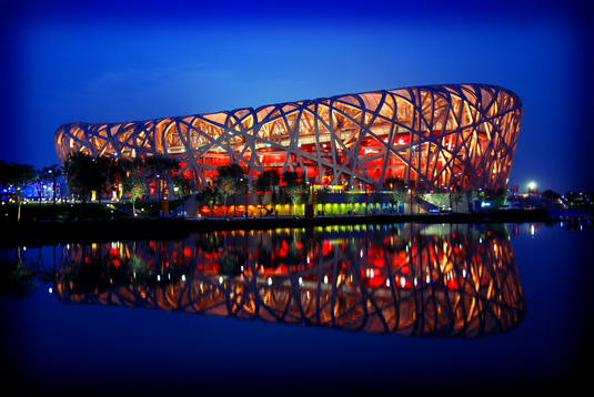 Pekingin olympiastadion. Kuva: Edwin Lee. Flickr. CC BY-ND 2.0