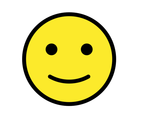 Hymyilevä emoji. Emily Jäger. OpenMoji. CC BY-SA 4.0.
