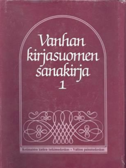 Vanhan kirjasuomen sanakirja