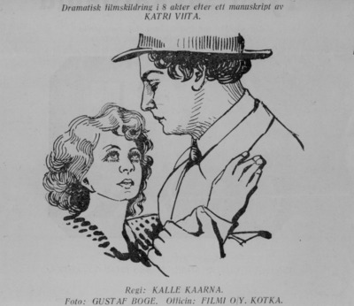 Työn sankarilaulu -elokuvan (1929) mainosjuliste. Kuva: KAVI.