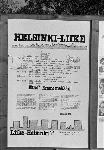 Kunnallisvaalit 17.-18.10.1976. Kuva: C.-G. Roos. Helsingin kaupunginmuseo. CC BY 4.0.