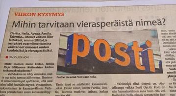 Posti, Itella. Kansan uutiset, 25.10.2007.