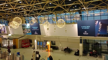 Helsinki-Vantaan lentoasema, terminaali 1. Kuva: Suvi Syrjänen, Kotus.