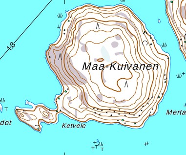 Ketvele Korpilahdella. Maanmittauslaitoksen maastotietokanta 2018.