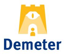 Demeterin logo Kelan aprillipilassa 2019.