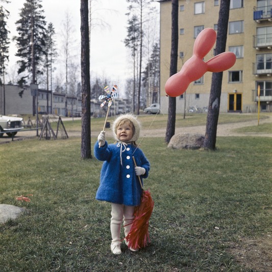Vapunviettäjä 1960-luvulla. Kuva: Juha Jernvall. Helsingin kaupunginmuseo. CC BY 4.0.