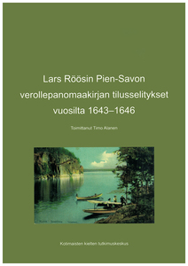 Lars Röösin Pien-Savon verollepanomaakirjan tilusselvitykset vuosilta 1643‒1646. Kirjan kansi.