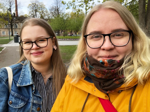 Omakuva: Jenni Kokkarinen ja Jutta Rauvala.