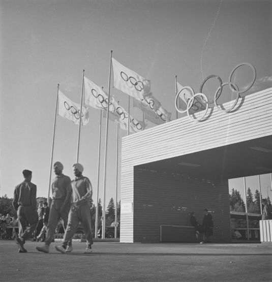 Helsingin olympialaiset vuonna 1952. Kuva: Pekka Kyytinen. Museovirasto. CC BY 4.0