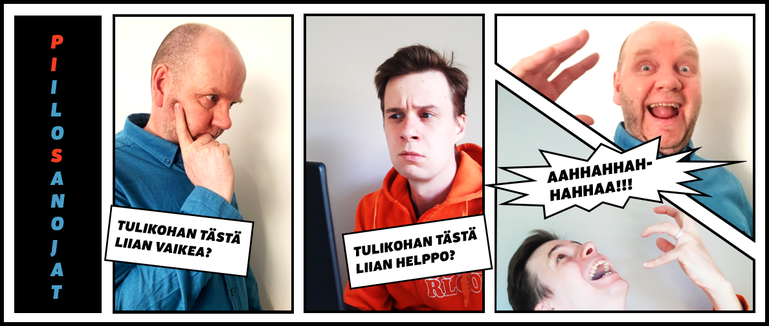 Teemasivun toimittajat Vesa Heikkinen ja Risto Uusikoski.