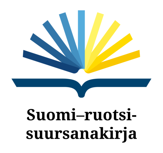 Suomi–ruotsi-suursanakirjan logo suomeksi.