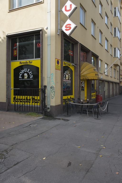 Karaokeravintola Populus Helsingissä. Kuva: Juho Nurmi. Helsingin kaupunginmuseo. CC BY 4.0.