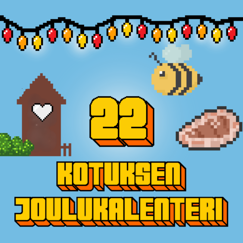 Kotuksen joulukalenteri 2024. Luukku 22.