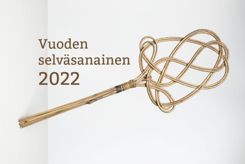 Vuoden selväsanainen 2022 -kilpailun tunnus. Kuva: Mattopiiska jäänmurtaja Tarmolta. Suomen merimuseo. CC BY 4.0. Kuvankäsittely: Risto Uusikoski, Kotus.