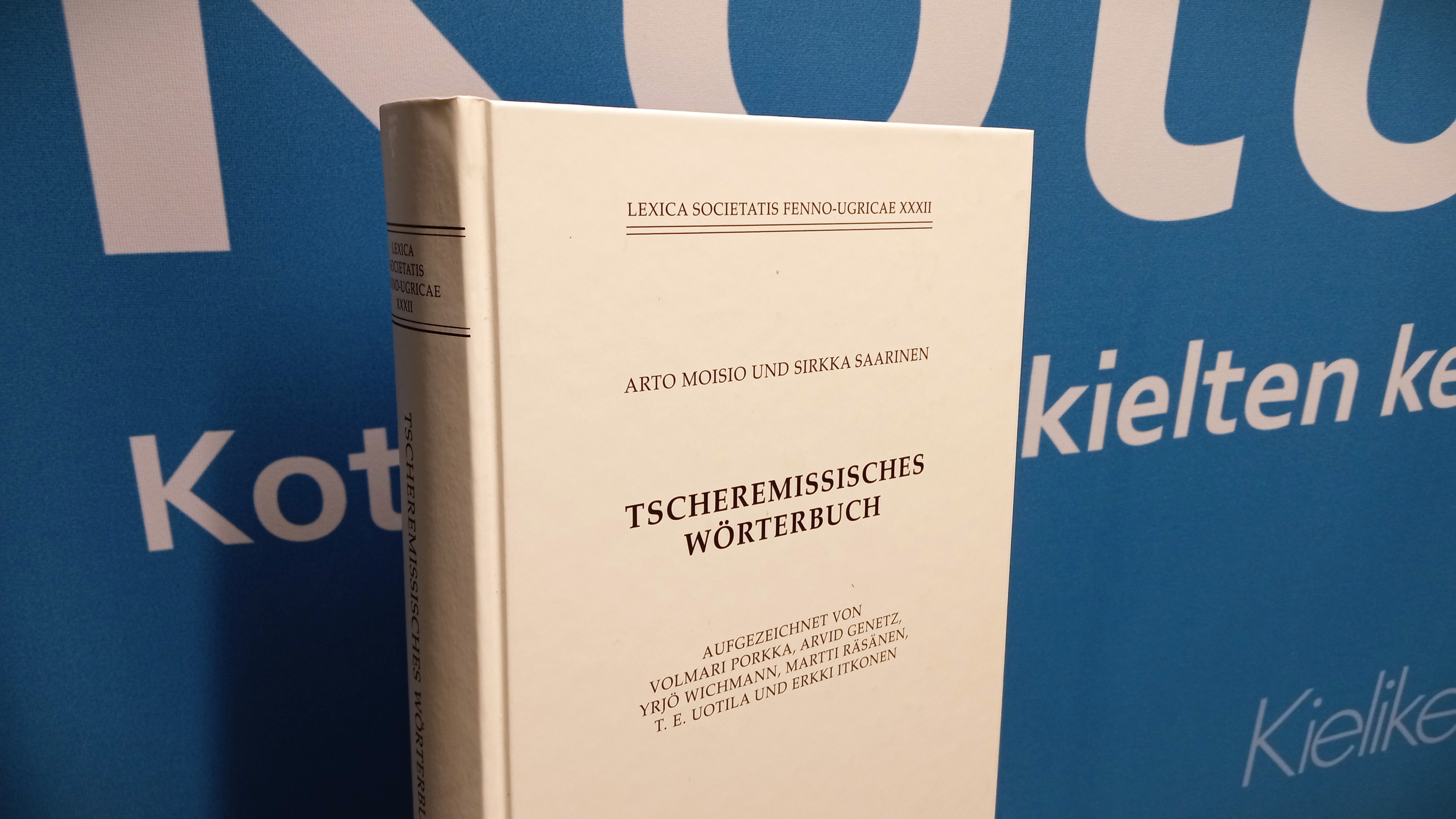 Tscheremissisches Wörterbuch. Marin kielen sanakirjan kansi. Kuva: Risto Uusikoski, Kotus.