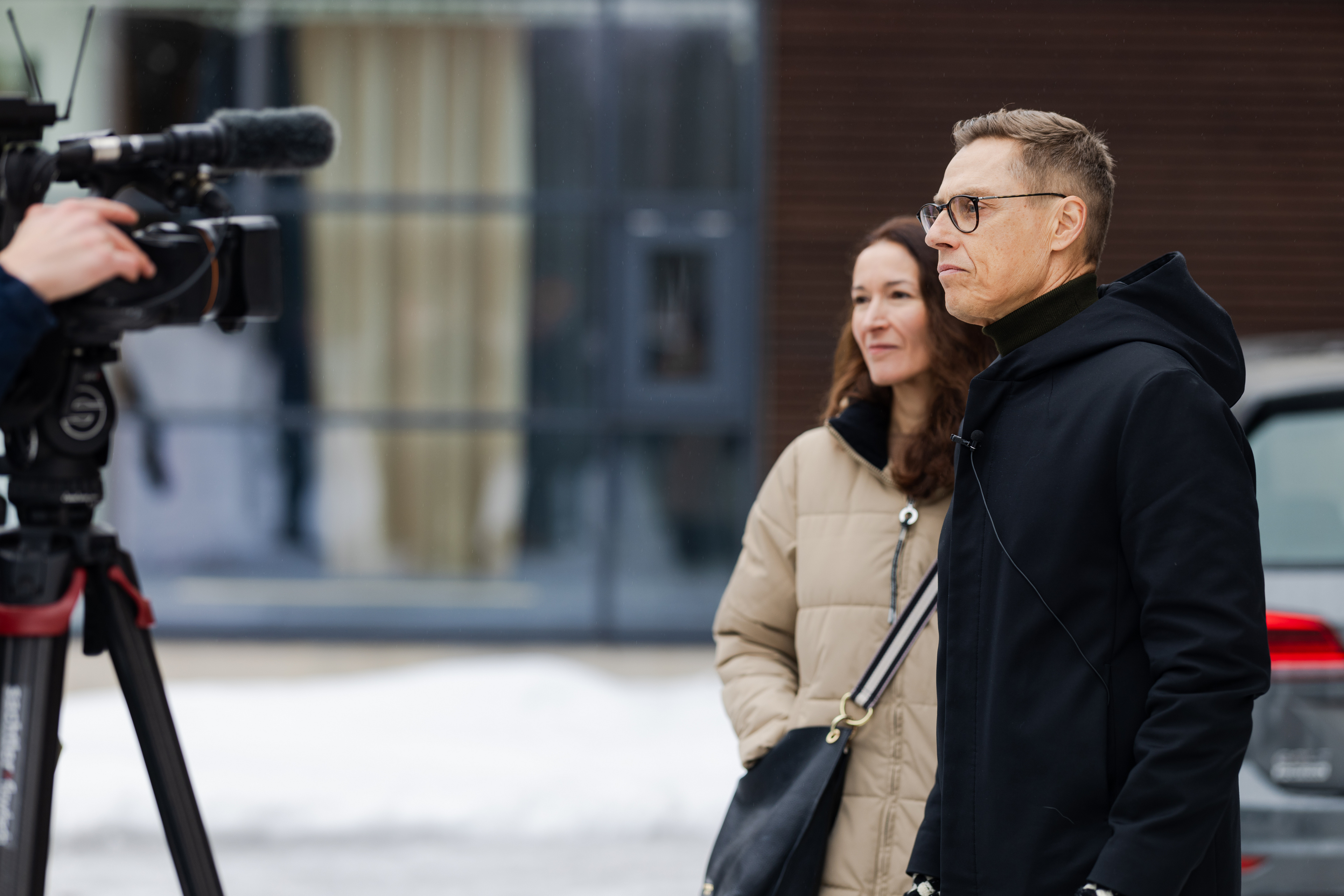 Alexander Stubb ja Suzanne Innes-Stubb tammikuussa 2024. Kuva: kokoomus.