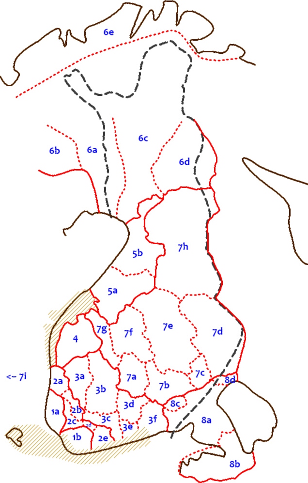 Suomen murrealueet. Kotus.