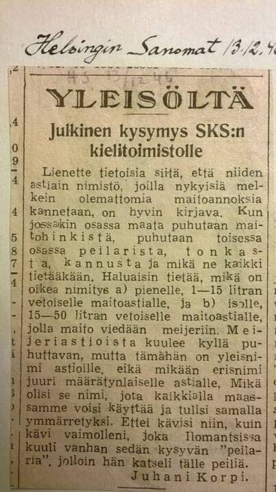 Yleisöltä