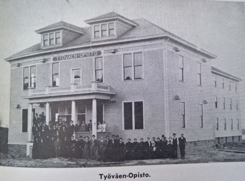 Työväen-Opisto. Duluth. Kuva: Minnesotan suomalaisten historia.