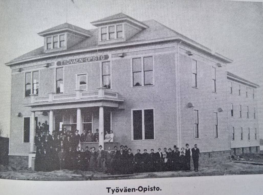 Työväen-Opisto. Duluth. Kuva: Minnesotan suomalaisten historia.