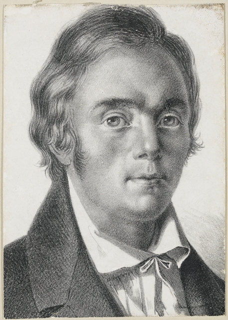 Elias Lönnrot_CC BY Museiverket_Musketti_originalbild Knutson JOhan 1841