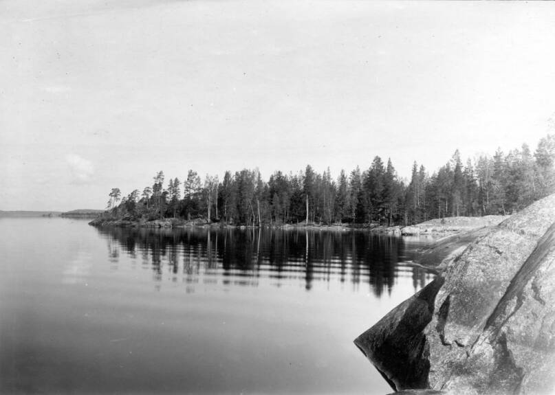 Toivakan Mämminiemi. Kuva: Gustaf Albert Stoore 1900–1915. Keski-Suomen museo.