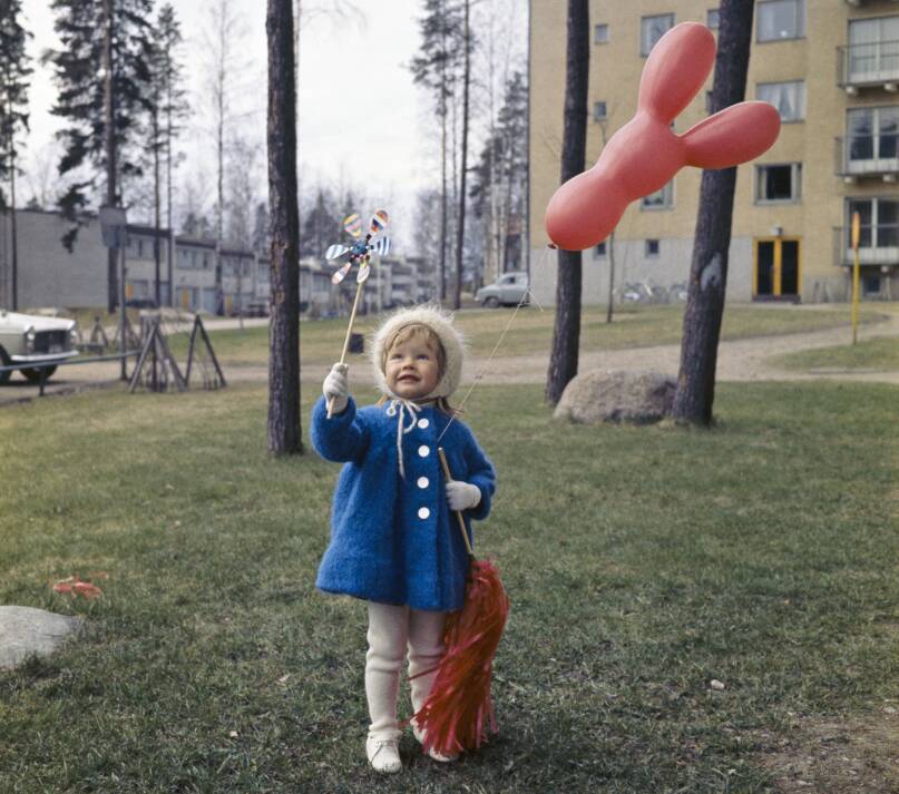 Vapunviettäjä 1960-luvulla. Kuva: Juha Jernvall. Helsingin kaupunginmuseo. CC BY 4.0.