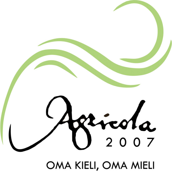 Agricola 2007. Juhlavuoden logo.